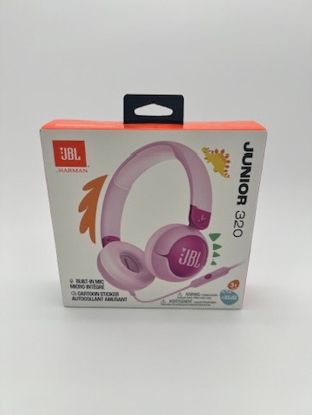 JBL Junior 320 Wired Kids On-Ear Headphones Pink Volume Limited‎ New Sealed
